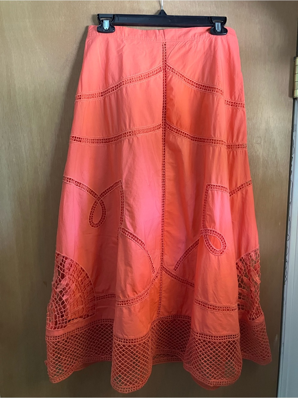 Vineyard Vines Coral Eyelet-Detail Skirt